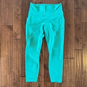 Lululemon Athletica Aqua High-Waisted Leggings